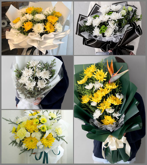 广东汕尾市陆丰市潭西镇溪美村白事花束代送